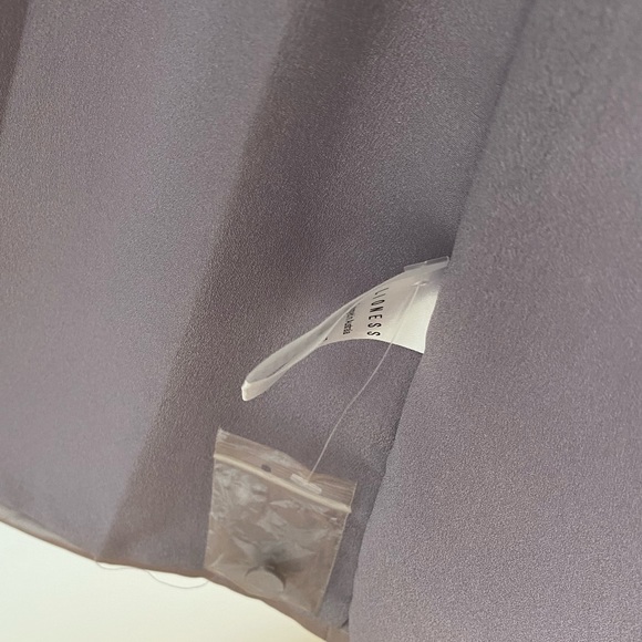 Lioness Catching Feelings Satin Wrap Mini Dress, Color: Lilac Size Medium NWT - Picture 7 of 7